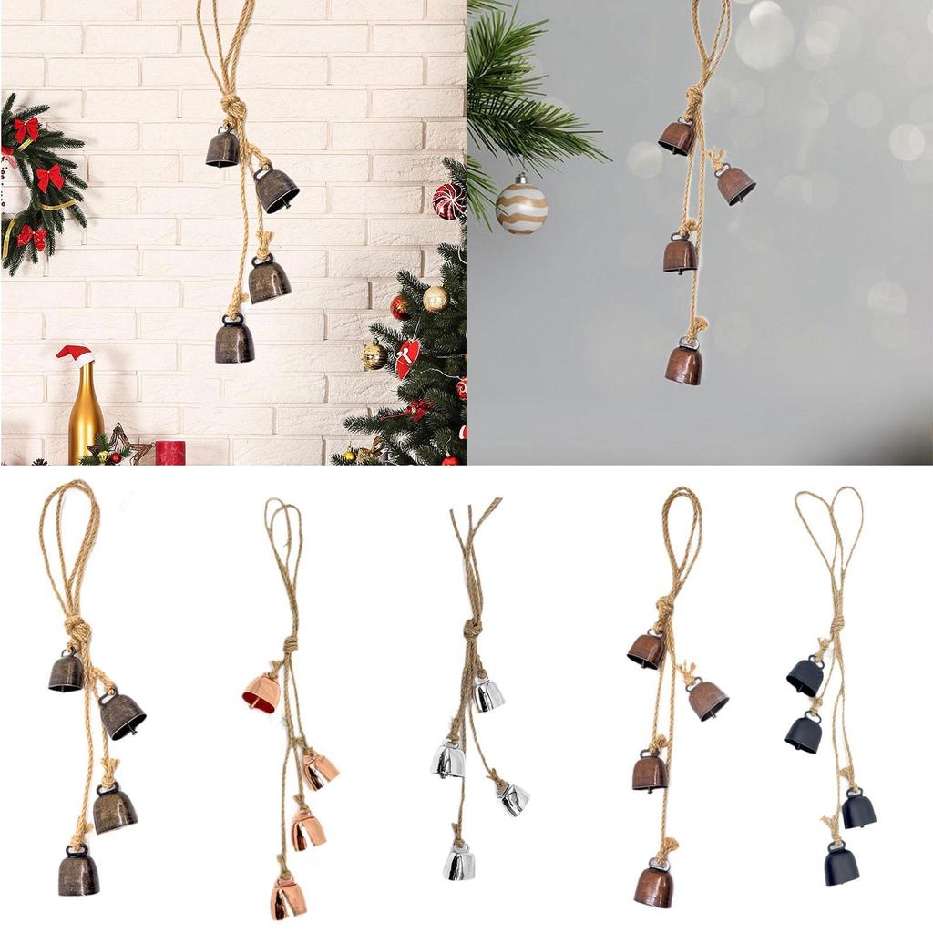 Tree Ornament Collection Simple Lightweight Multifunctional Wall Hanging Decor Bells for Garden Yard Door Festival Farmhouse