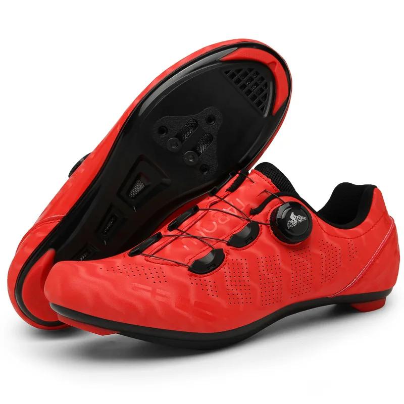 Road bicycle shoes Mtb Men Racing Bike Shoes Self-Locking Speed Bicycle Sneakers Mountain Road Cycling Footwear Women Spd Cleats
