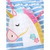 In Stock New Girls' Dresses European and American Style Unicorn Children's Summer Dress Knitted Cotton Princess Dress