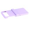 Folding Screen Phone Case Ultra Thin Scratch Proof Shockproof Wearable Mobile Phone Protective Cover Purple for Zflip4