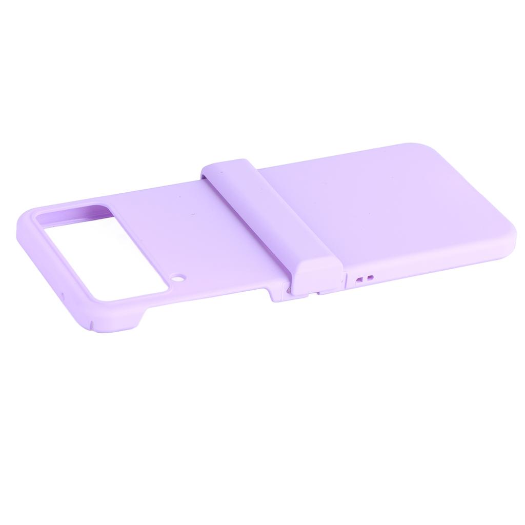 Folding Screen Phone Case Ultra Thin Scratch Proof Shockproof Wearable Mobile Phone Protective Cover Purple for Zflip4