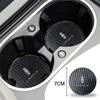 For Lincoln Navigator Continental Nautilus Aviator MKZ MKT 2pcs Car Drink Bottle Hoder Mat Sift-proof Protector Pad Non-Slip Mat UU111