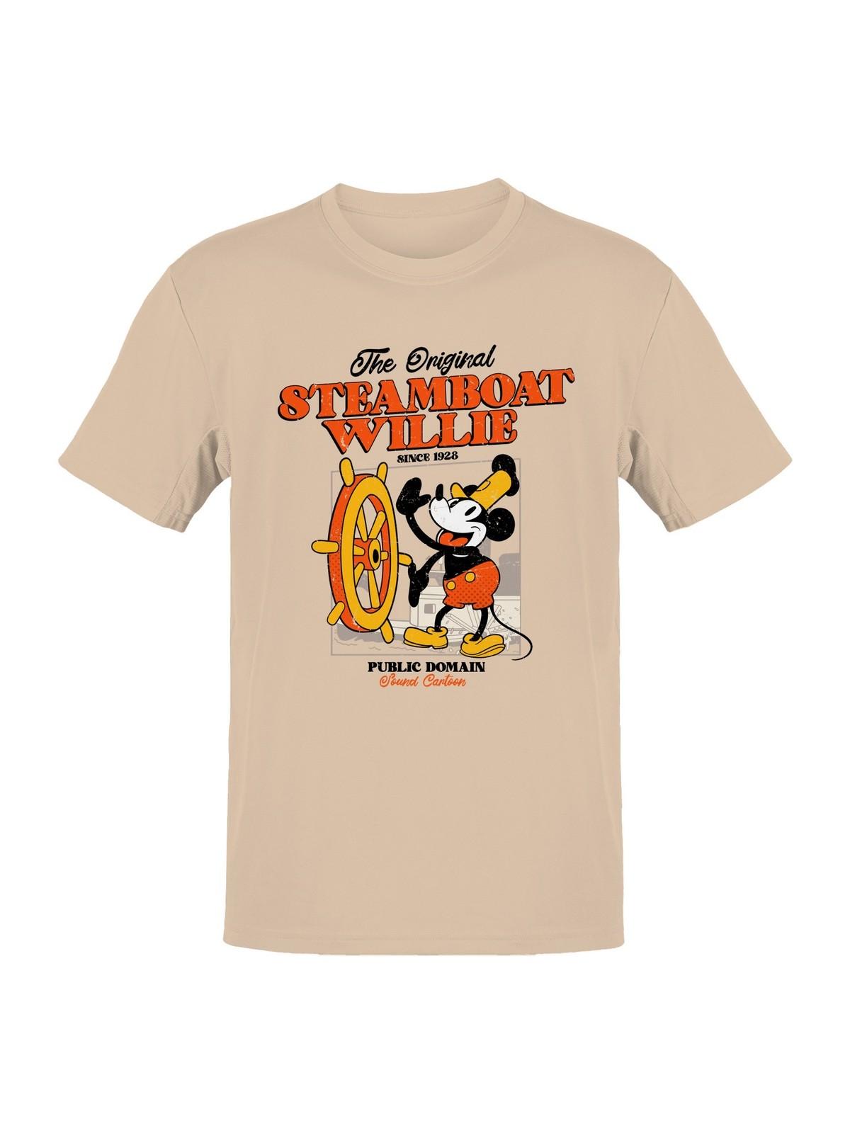 Steamboat Willie Classic Poster Mens T-shirt XXL
