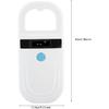Pet Microchip Reader RFID 134.2Khz, Pet ID Microchip Scanner with 0.91 Inch High Brightness OLED Display and Rechargable by Type-C for Animal