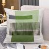 Green Small Fresh Print Decorative Pillowcase Bedroom Living Room Square Cushion Pillowcase