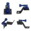 Motorcycle Action Camera Mount Aluminum Body And Secure Attachment Mechanism For First Person View Recording
