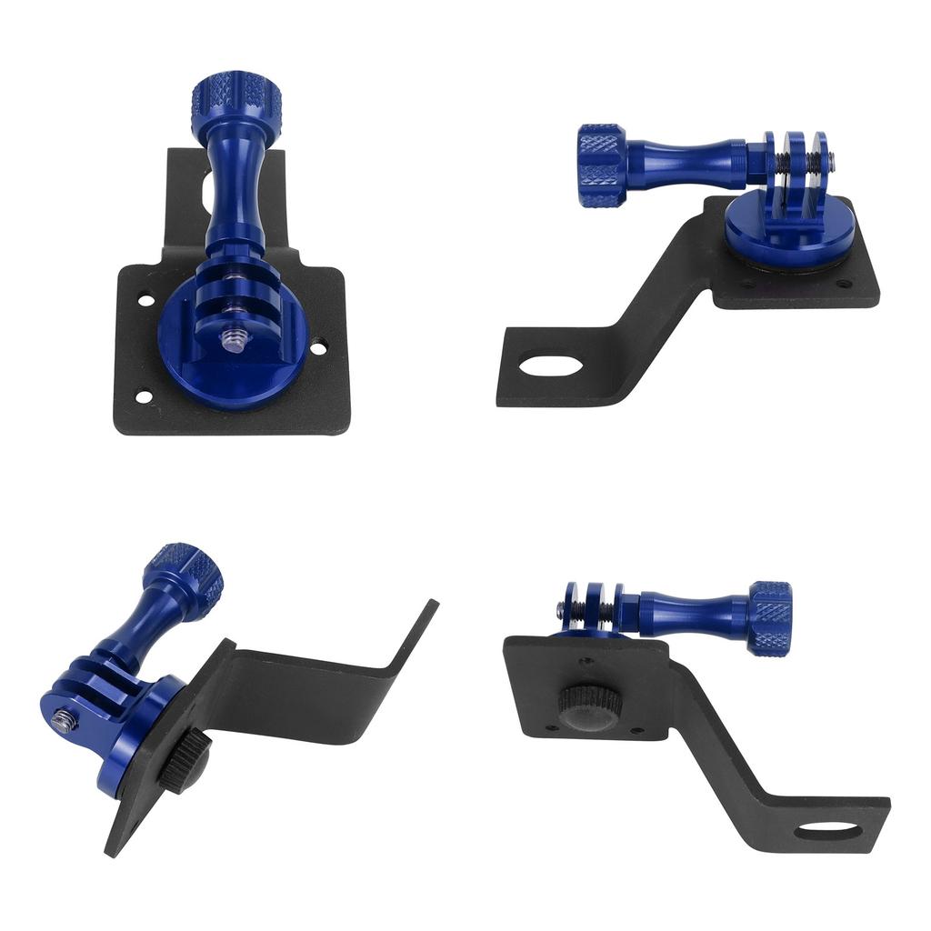 Motorcycle Action Camera Mount Aluminum Body And Secure Attachment Mechanism For First Person View Recording