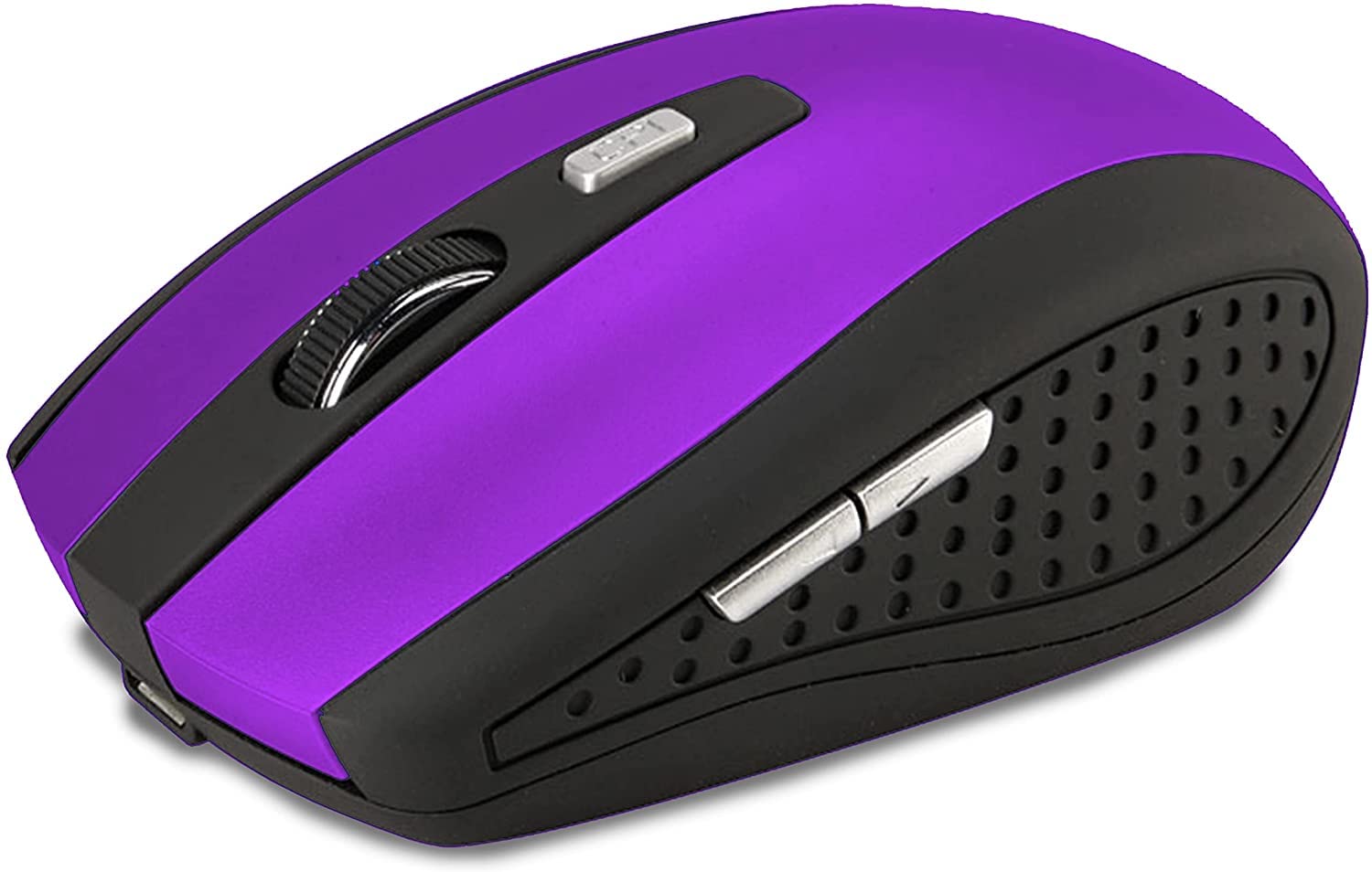 

KASOTT M207 True Wireless Mouse, 7 Buttons, 2.4G & Bluetooth 5.1, Rechargeable, 3DPI Modes, Adjustable Buttons, Compact, Type-C Adapter Included,