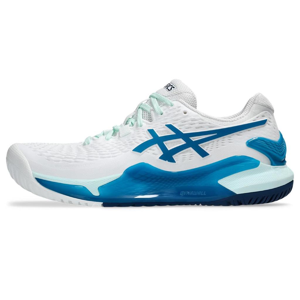 Tennis Shoes 9 1042A208 Blue [ASICS] GEL-RESOLUTION Women's White/Teal 22.5