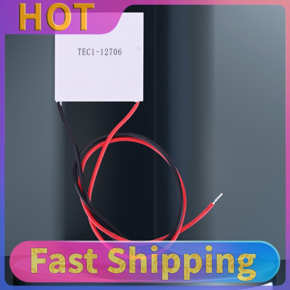 TEC1-12706 Semiconductor Refrigeration Tablets 12V 5.8A Heatsink Thermoelectric Cooler 40x40MM for Power Generation