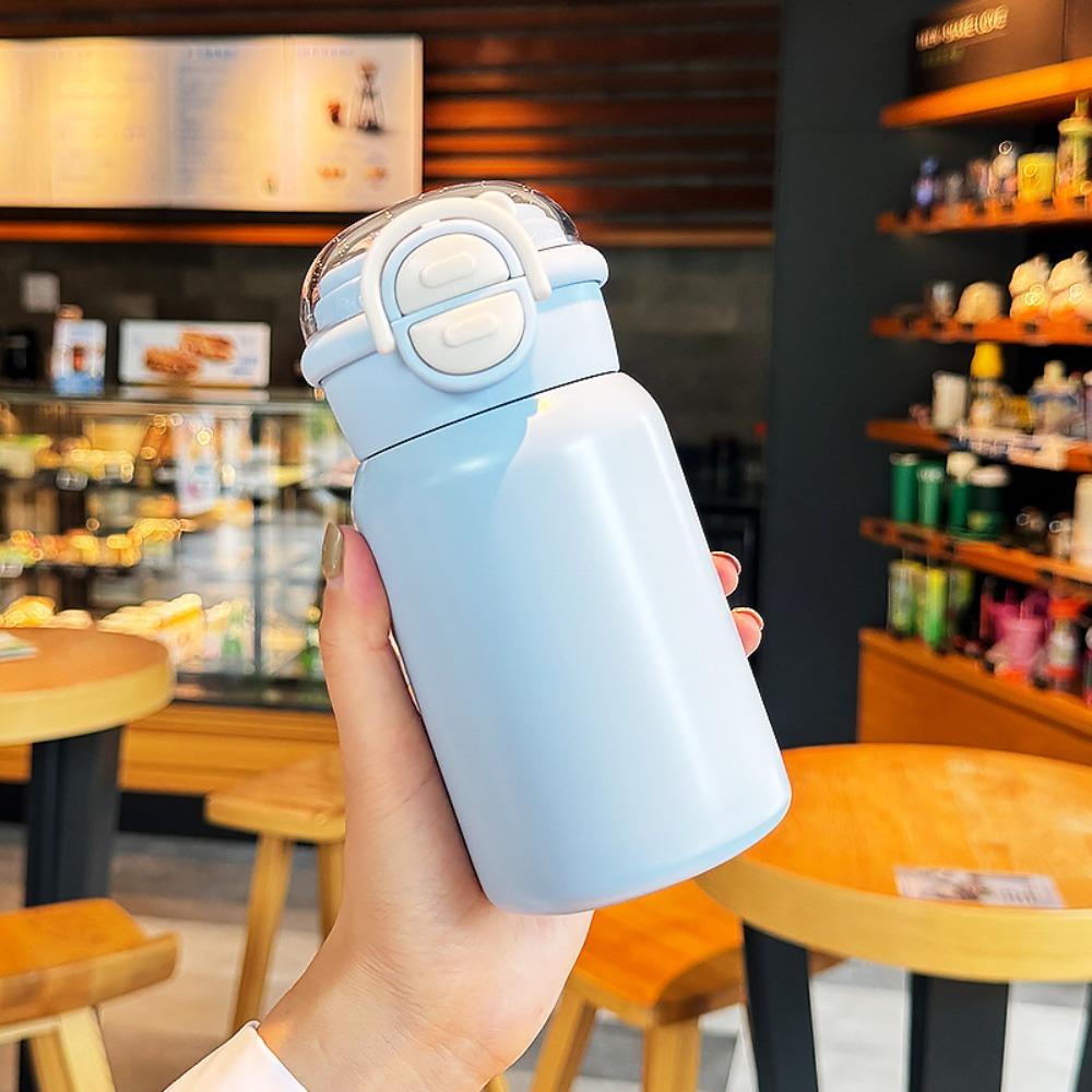 Portable Coffee Mug Simplicity Insulated Water Bottle Drinkware Bouncing Vacuum Cup Keep Hot