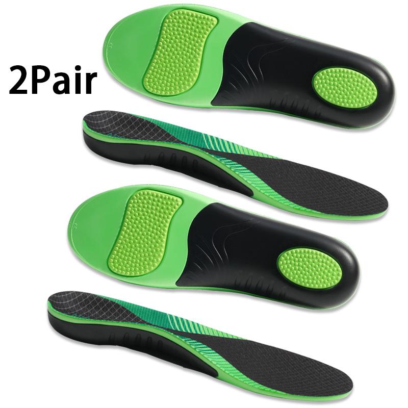 1Pair/2Pair New Orthotic Arch Support Insoles - Comfortable Running Sports Shock Absorption Quality Shoe Pads for Men & Women