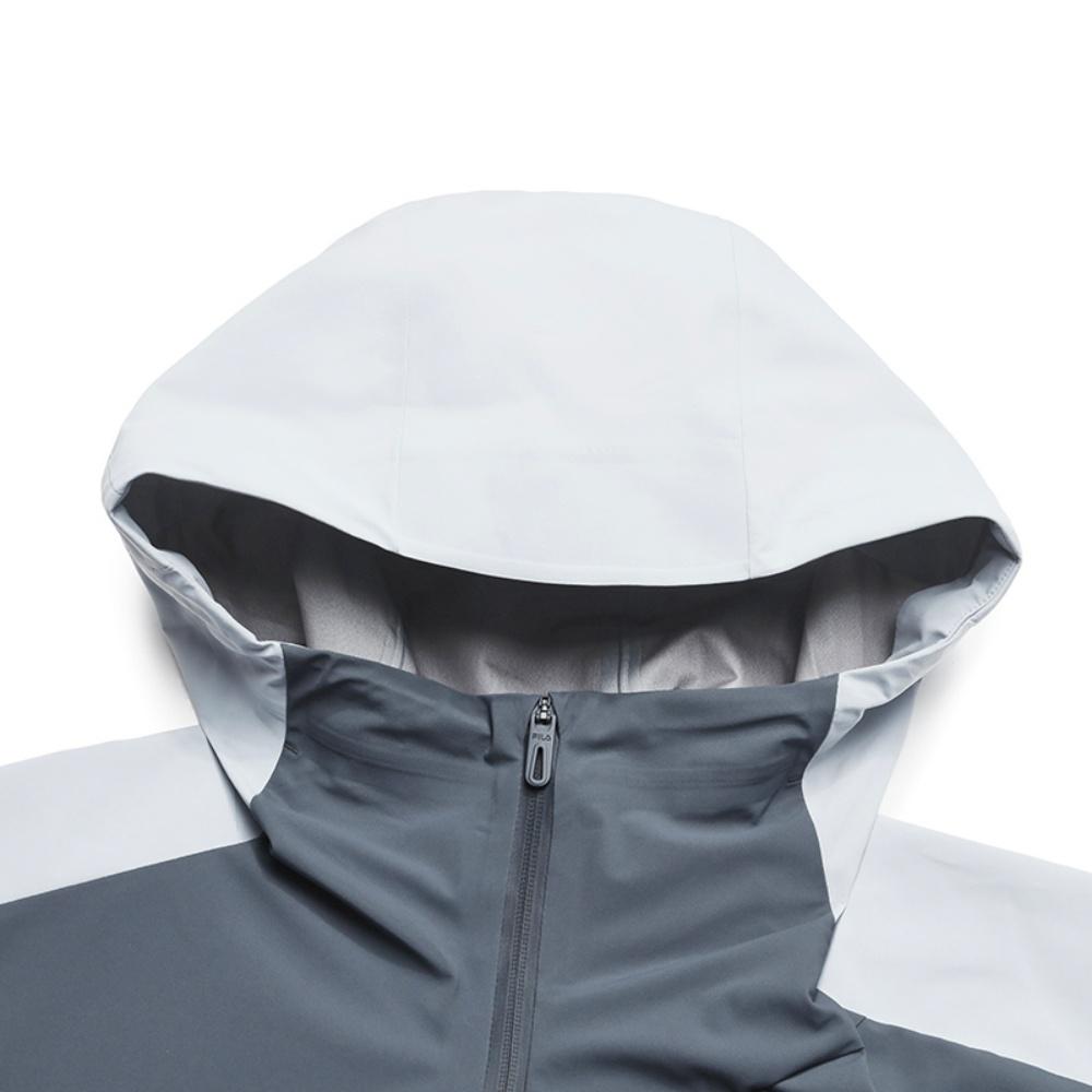 Fila Fitness Series Minimalist Personality Sports Training Versatile Comfortable Loose Hooded Jacket Men jackets Graphite-Gray A11M621703FDY
