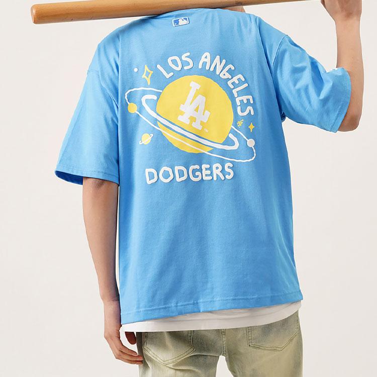 New MLB Los Angeles Dodgers T Shirt American Vintage, Dopamine Dressing Unisex Blue 3ATSL4023-07BLS