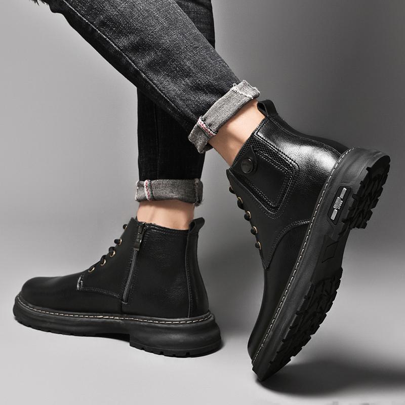 Модные классические мужские ботинки — фото 4