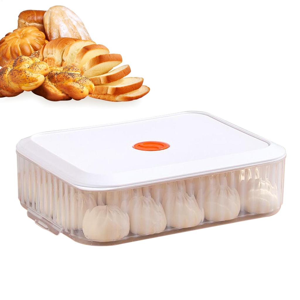 Dough Protection Box Stackable Pizza Proofing Tray Container Lid Home Commercial Kitchen Plastic Storage Moisture Retention Easy
