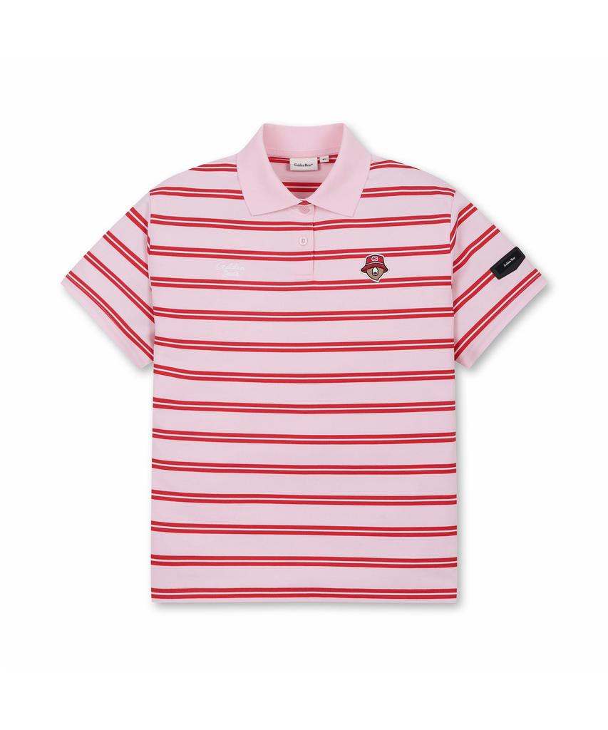 Goldeunbeeo (W) Striped Pique T-Shirt G5Tam26421Pix