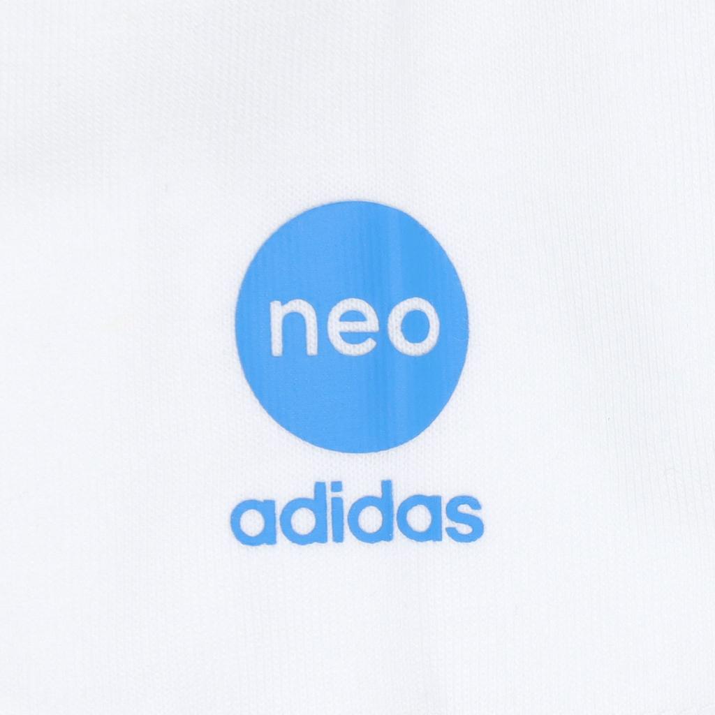 Adidas Neo Alphabet Cartoon Print Round Neck Casual T-Shirt Men Tops White HS6806