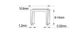 Hammer stapler 6-10 mm YT-7004 YATO
