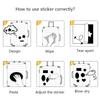 Christmas Envelope Stickers 500pcs Per Roll Decorative Stickers New Seal Stickers  Gift Wrapping
