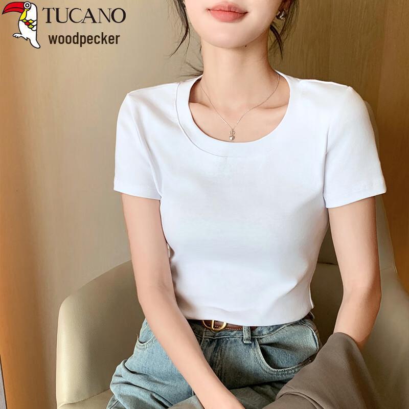 Woodpecker Women's Short Sleeve Round Neck T-Shirt