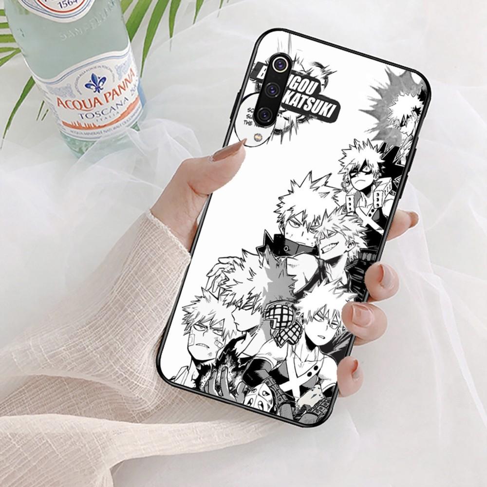 Anime B-Bakugo Katsuki  Phone Case For Xiaomi Mi 5X 8 9 10 11 12 lite pro 10T PocoX3pro PocoM3 Note 10 pro lite