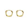 2022 Versatile High-End Möbius Ear Hoops: Women's Unique Niche Stud & Plain Hoop Earrings.