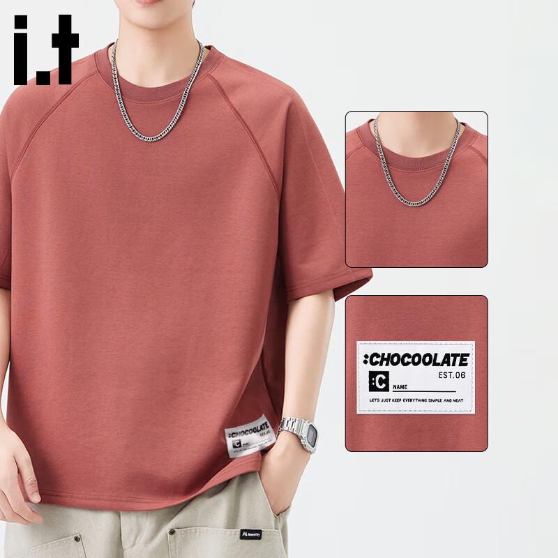 CHOCOOLATE Men s Loose Fit Raglan T-Shirt M