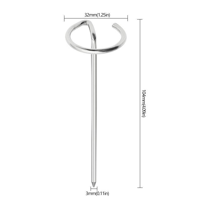 

1 шт. электрическая духовка фритюрница барбекю инструмент 430 нержавеющая сталь вертикальный гриль шампур для мяса шампур можно повесить на плоскую поверхность гриля