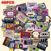 10 /20 /30 /40 /50pcs Random Send Tape Tv /Cartoon Letter Embroidered Patch Diy Iron On Patches For Clothing Thermoadhesive Patches 