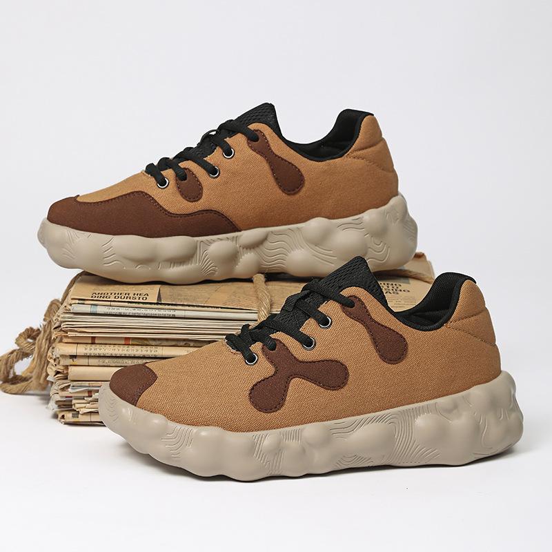 Autumn new large size platform fashion bread shoes sports casual shoes outdoor versatile camping dad shoes