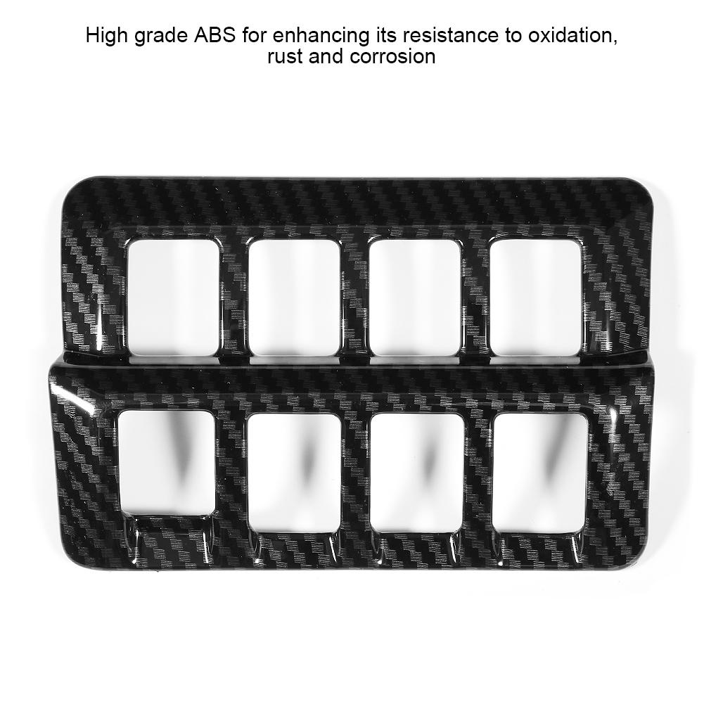 Car Headlight Adjustment Switch Cover Trim Decoration Frame Fit for Subaru Forester SK 2019