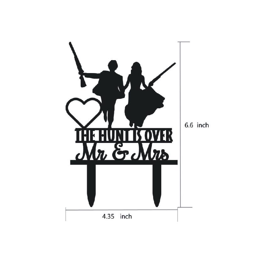Proposal Couple Acrylic Wedding Cake Topper