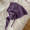 New Autumn and Winter Warm and Versatile Knitted Scarf Triangular Scarf Fashionable and High End Women's Warm Scarf