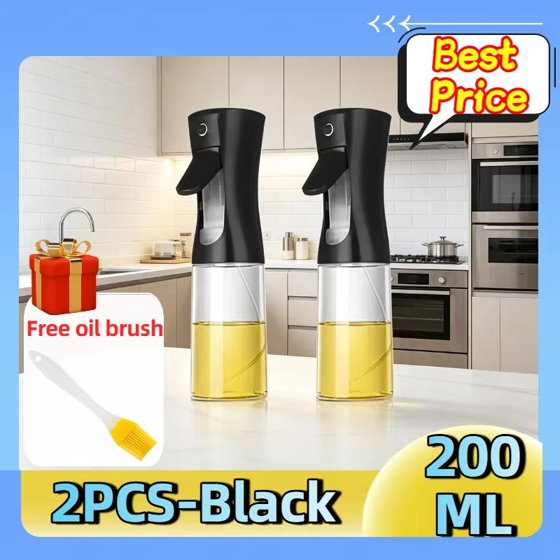 Oil Sprayer Olive Oil Dispenser Spray Bottle Leak-proof Oil Dispenser For Air Fryer BBQ Cooking Salad Baking Kitchen