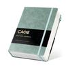 CAGIE Notebook, A5, Dot Grid, 320 Pages, Bullet Journal Notebook, Classic Hardcover, 100g High-Quality Paper, Green