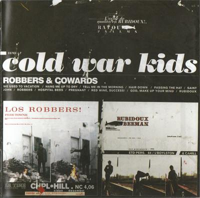 

CD COLD WAR KIDS - Robbers & Cowards V2CP316 V2 2007 Japan ObiRock Used