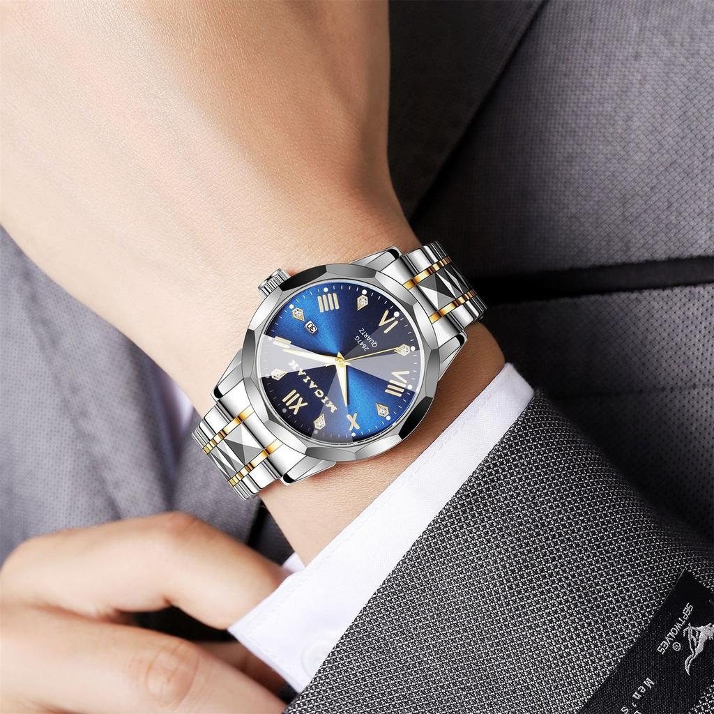 Men's Waterproof Luminous Running Alarm Clock Watch