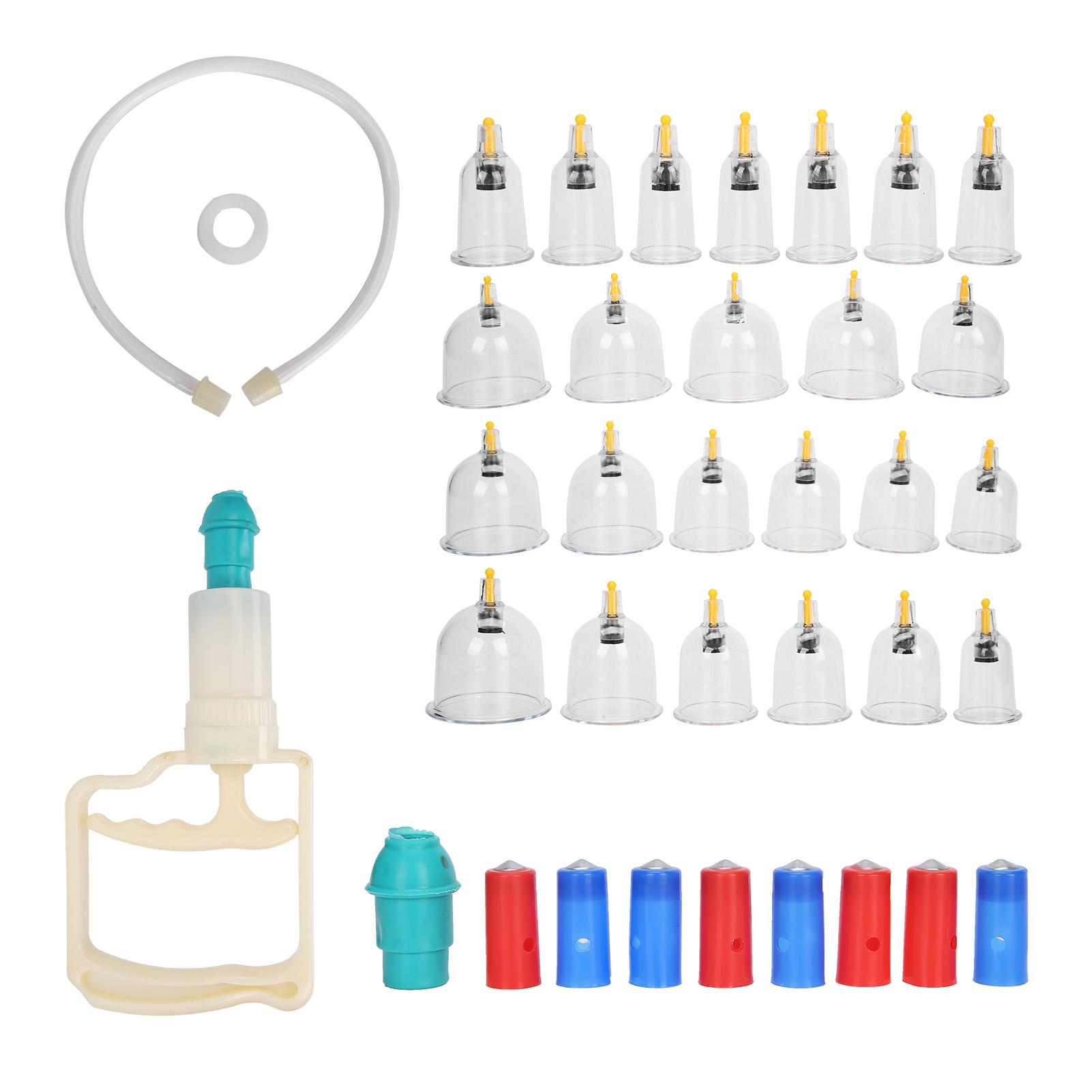 

24 шт. Профессиональный набор вакуумных банок для магнитной терапии, устройство для лечения тела с банками