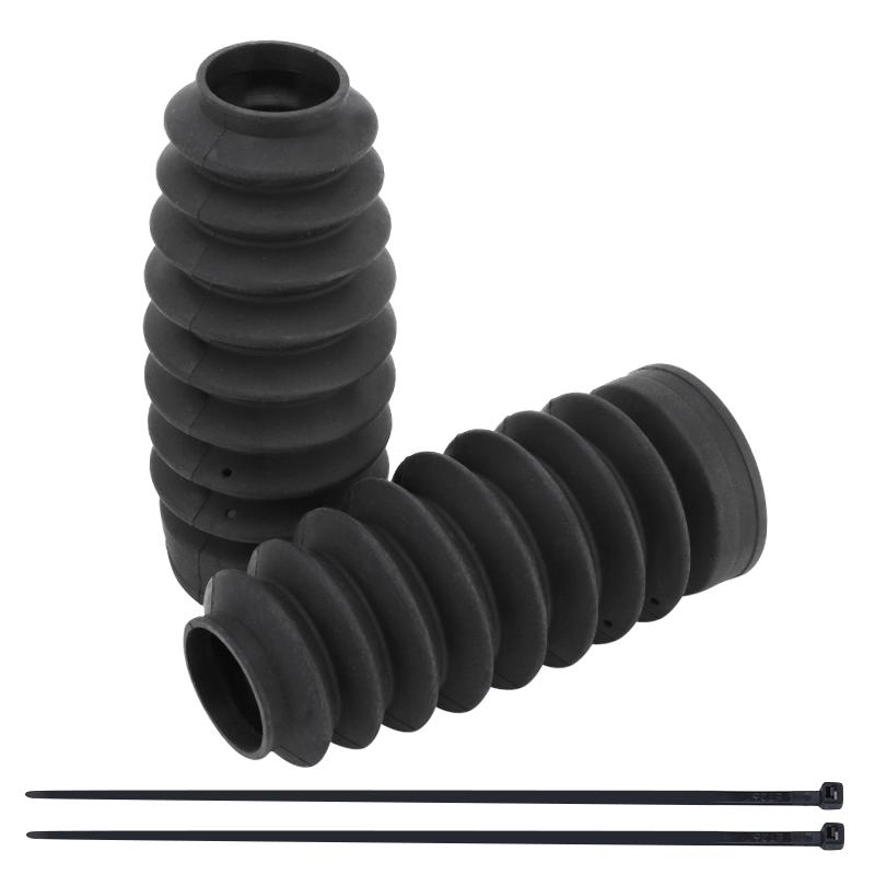 

2x Мотоциклетные аксессуары Чехол передней вилки Пыльник Резиновые гофры амортизатора Ботинки для Honda Rebel CMX 300 500 2017-2023 чёрный