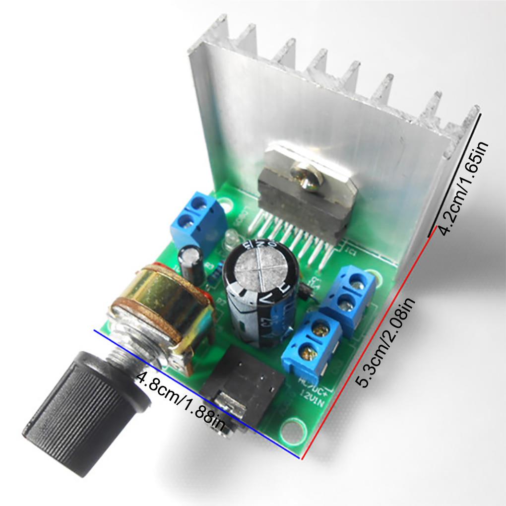 AC/DC 12V TDA7297 2*15W Motorcycle Power Amplifier Board Digital Stereo Audio Amplifier Dual Channel AMP Module