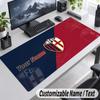 Custom Name Text Mouse Pad Bologna FC Personalized Desk Pad For Work And Gaming