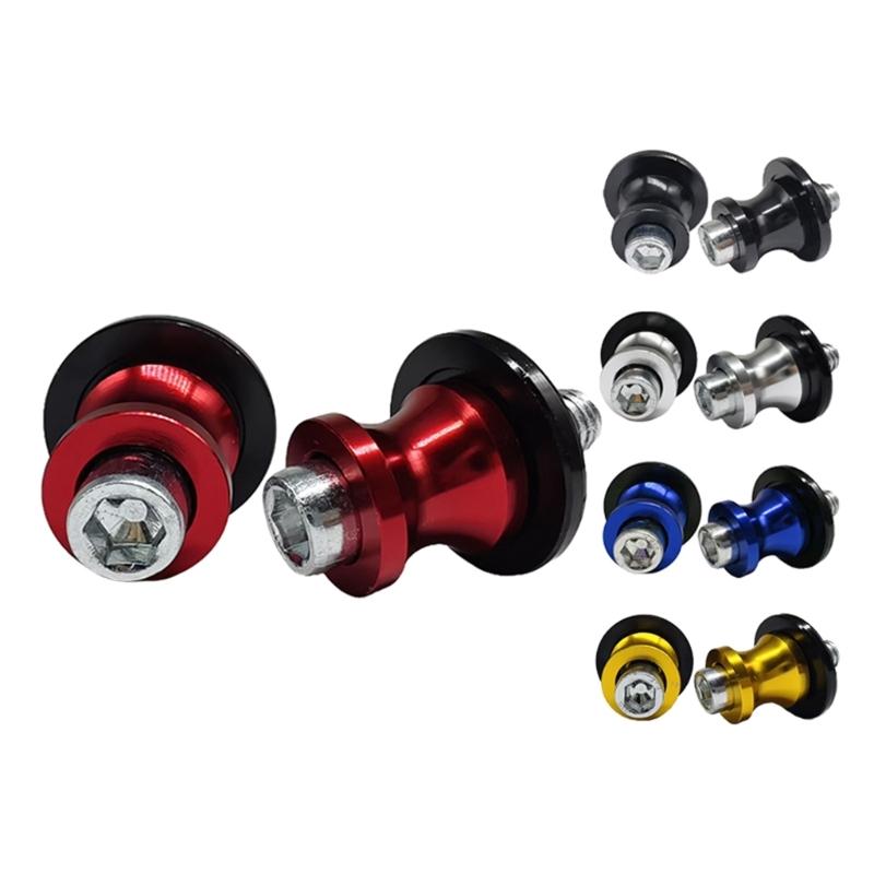 Motorcycle Kickstand Pegs Aluminum Motorcycle Stand Pegs Simple Installation for Personalizes Style & Superior Road Grip