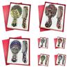 Portable Peacock Makeup Mirror Comb Set Vintage Luxury Cosmetic Mirror Embossing Metal Handle Vanity Mirror Birthday Gift