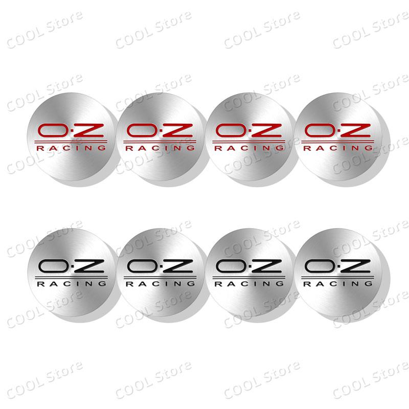 Universal Car Decor 4Pcs OZ Racing Emblem Car Wheel Center Hub Badge Sticker Car Styling Accessories
