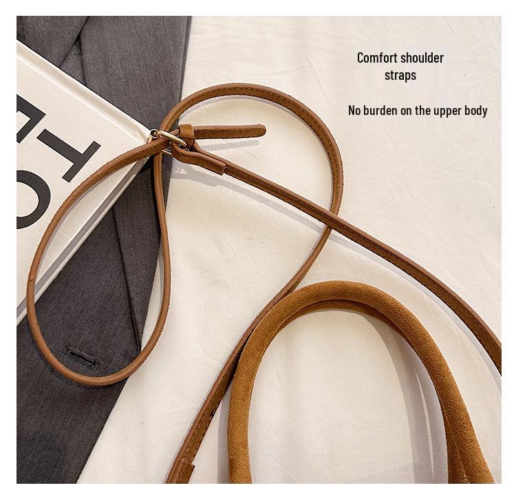 Women's Frosted Velvet Tote: 2025 Crossbody Commuter Handbag