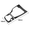 Carbon Fiber Look Gear Shift Panel Cover Trim For Mazda 3 Axela 2013-2016 Gear Transmission Decorative Sticker