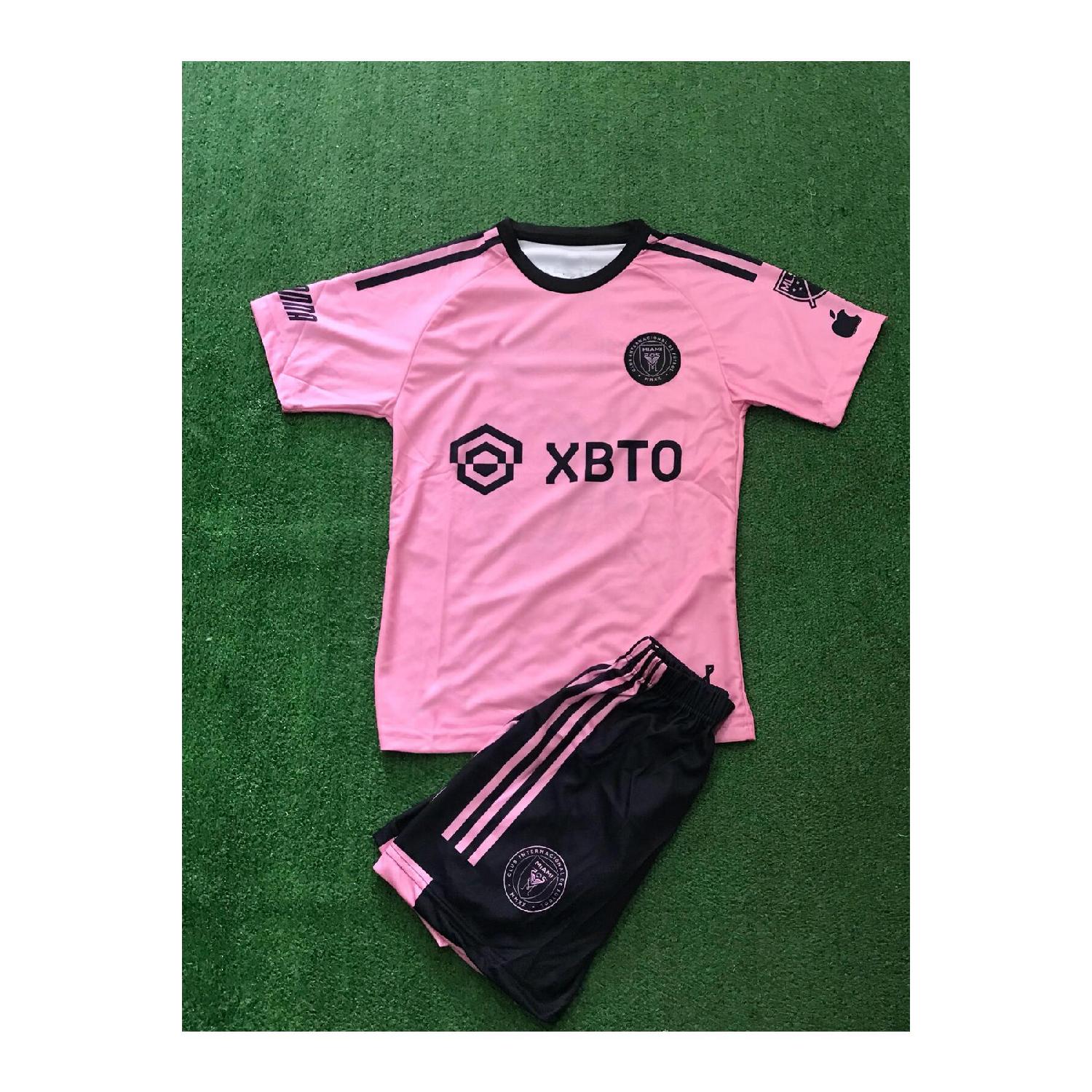 

Носки в подарок Messi Inter Miami, сезон 23/24, детские трикотажные шорты, комплект носков - набор из 3 шт.