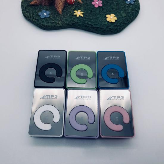 Mini MP3 Player TF Card Clip Mirror Support USB Sports Running Music Walkman