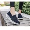 Women's Sports Shoes with Thick Sole and Air Cushion, Casual Shoes with Mesh Surface, Stepping on One Foot To Increase Height, Walking Shoes for Women